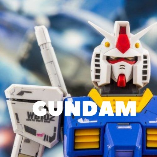 Gundam Figures and Plastic model kits