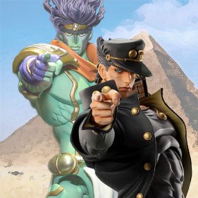 Jojo`s Bizarre Adventure figures and goods