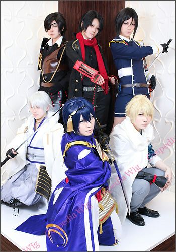 ”Touken Ranbu”Mikazuki Munechika style cosplay wig | animota