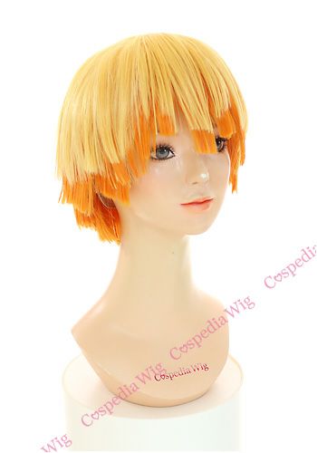 "Demon Slayer" Zenitsu Agatsuma style cosplay wig | animota