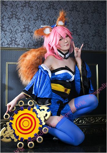 "Fate/Grand Order" Tamamo-no-Mae(with bangs) style cosplay wig | animota