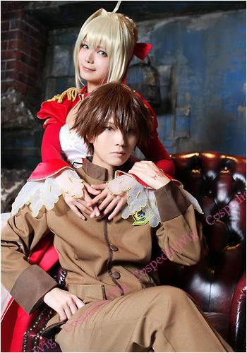 "Fate/EXTRA" hero style cosplay wig | animota