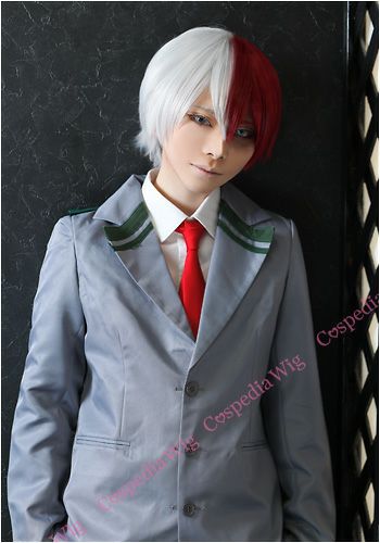 "My Hero Academia" Shoto Todoroki style cosplay wig | animota