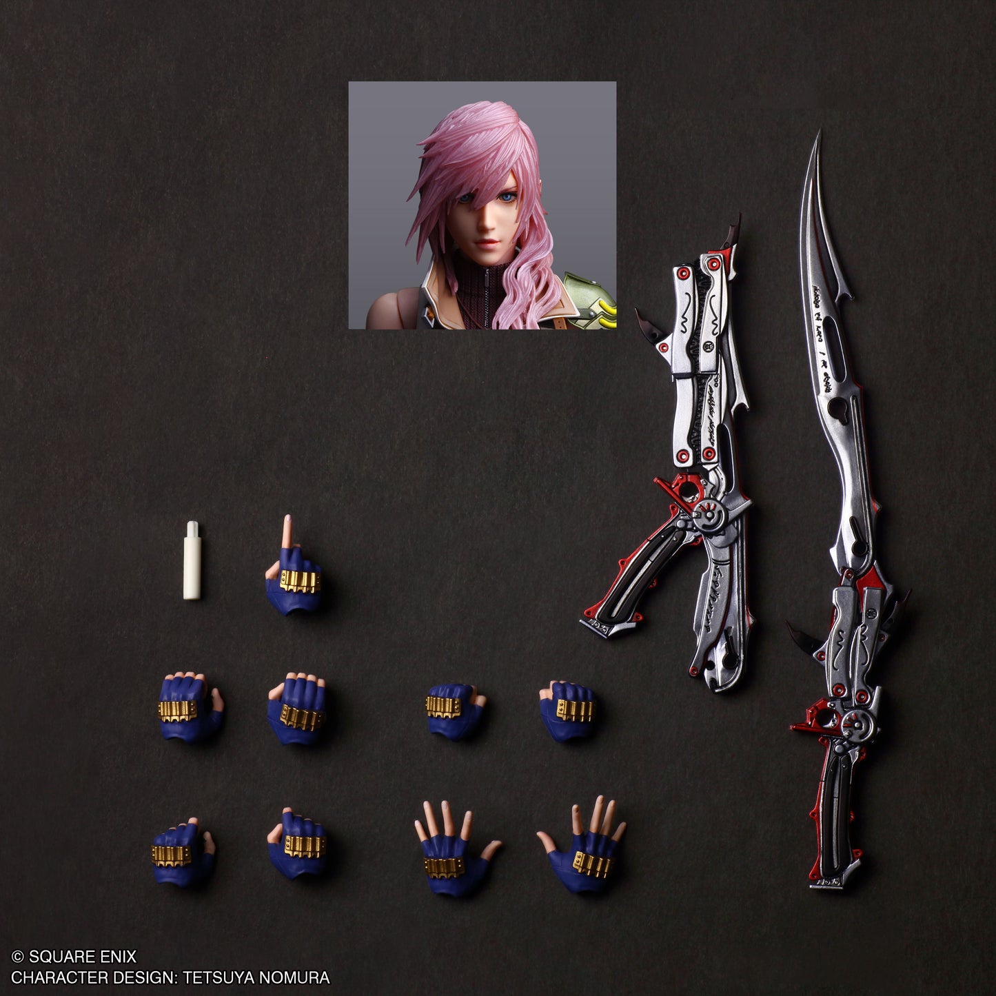 Final Fantasy XIII Play Arts Shin Lightning, Action & Toy Figures, animota