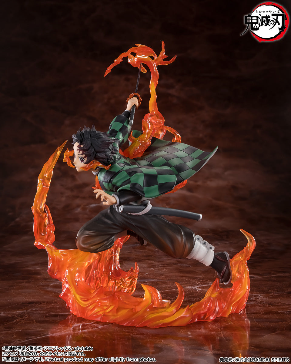 Figuarts Zero "Demon Slayer: Kimetsu no Yaiba" Kamado Tanjiro Rengoku Tsuba Ver., Action & Toy Figures, animota