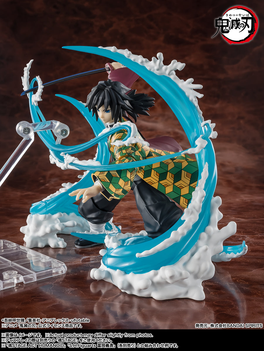 S.H.Figuarts "Demon Slayer: Kimetsu no Yaiba" Kamado Tanjiro & Tomioka Giyu Water Breathing Effect Parts Set