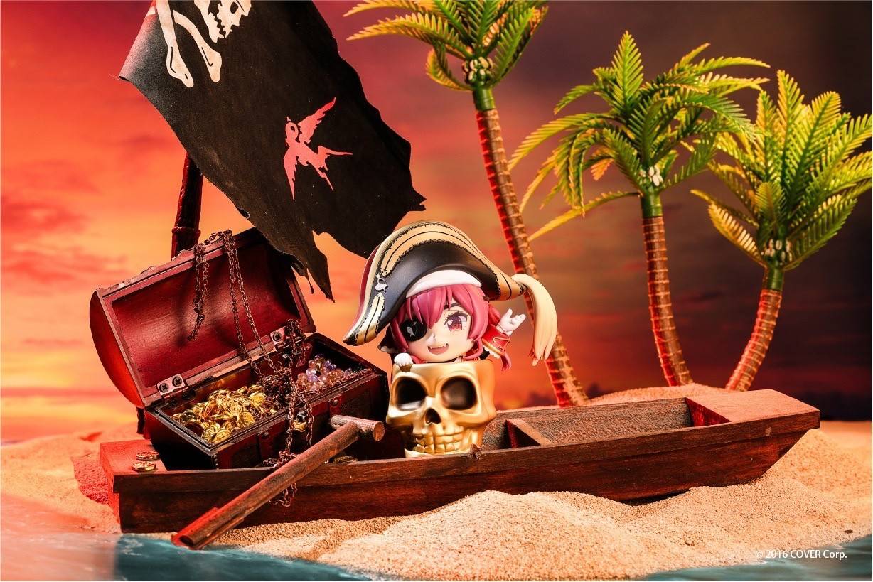 hololive production Ocean Ver. Ahoy! Houshou Marine Departure 3D Modeling EasyCard | animota