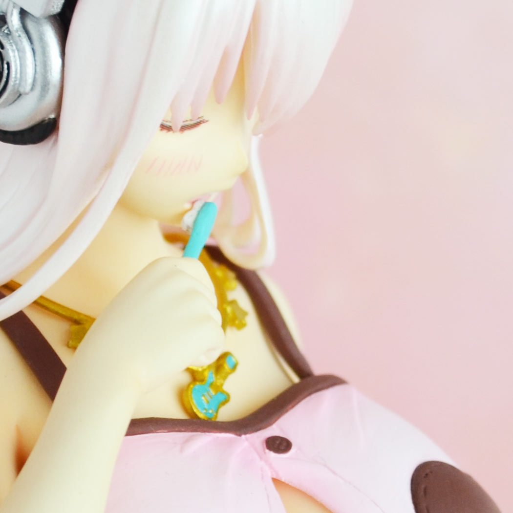 Super Sonico Tooth Brushing Ver. 1/8 Complete Figure | animota
