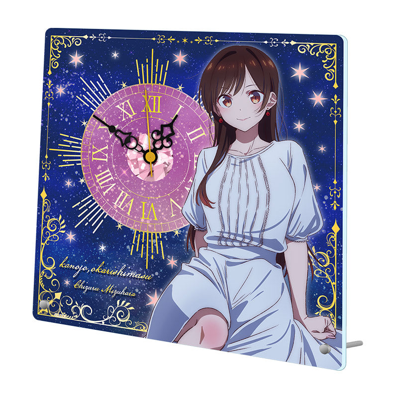 Rent-A-Girlfriend Acrylic Clock Mizuhara Chizuru | animota