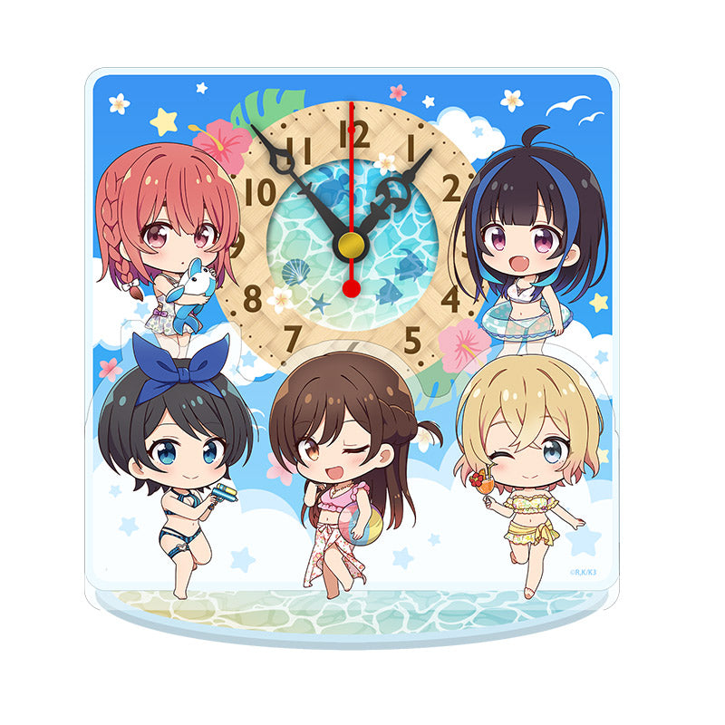 Rent-A-Girlfriend Puchichoko Mini Acrylic Clock Swimwear | animota