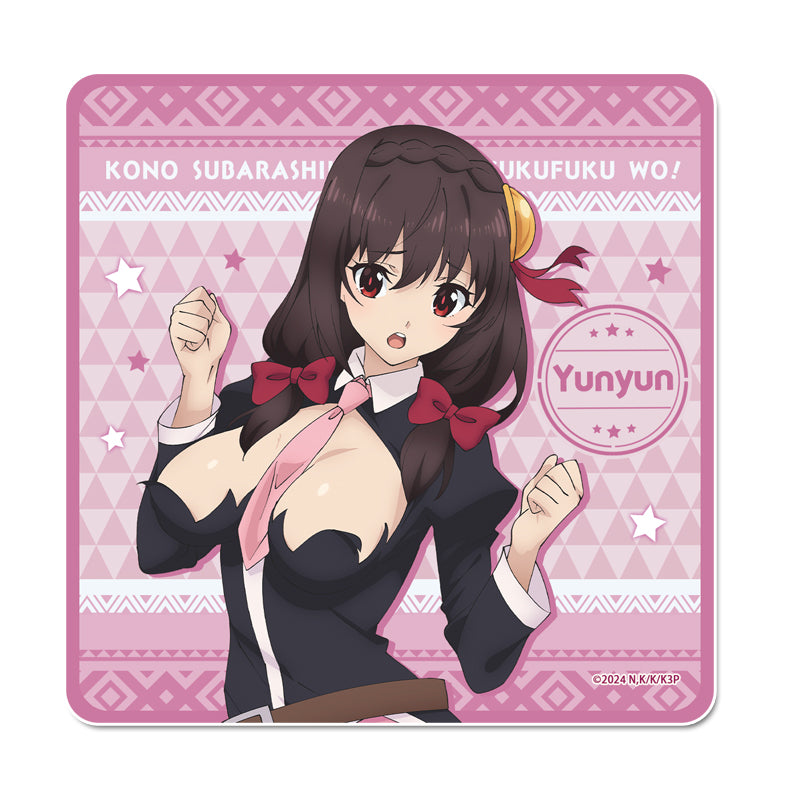 girly card sleeves Kono Subarashii Sekai ni Shukufuku wo! 3 Rubber Mat Coaster Yunyun