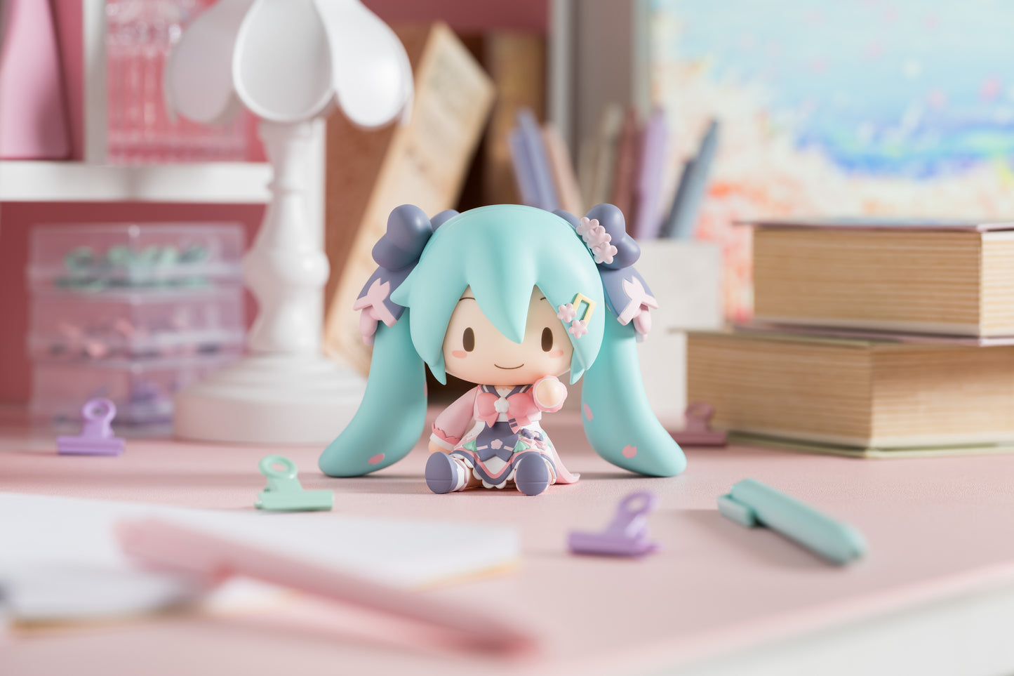 Hatsune Miku Series Fuwa Petit Deformed Figure New Semester