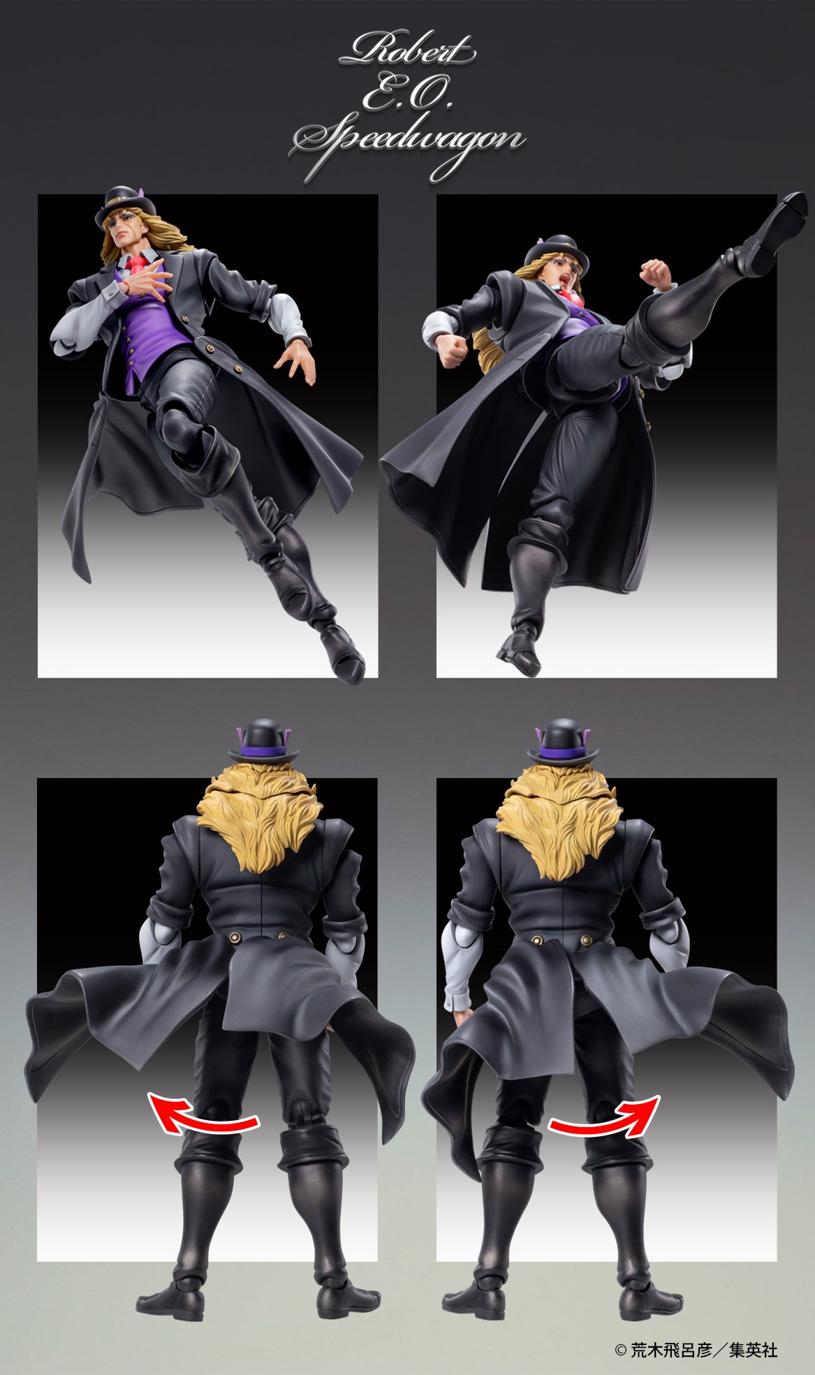 Super Action Statue "JoJo's Bizarre Adventure -Part I-" Robert E. O. Speedwagon | animota
