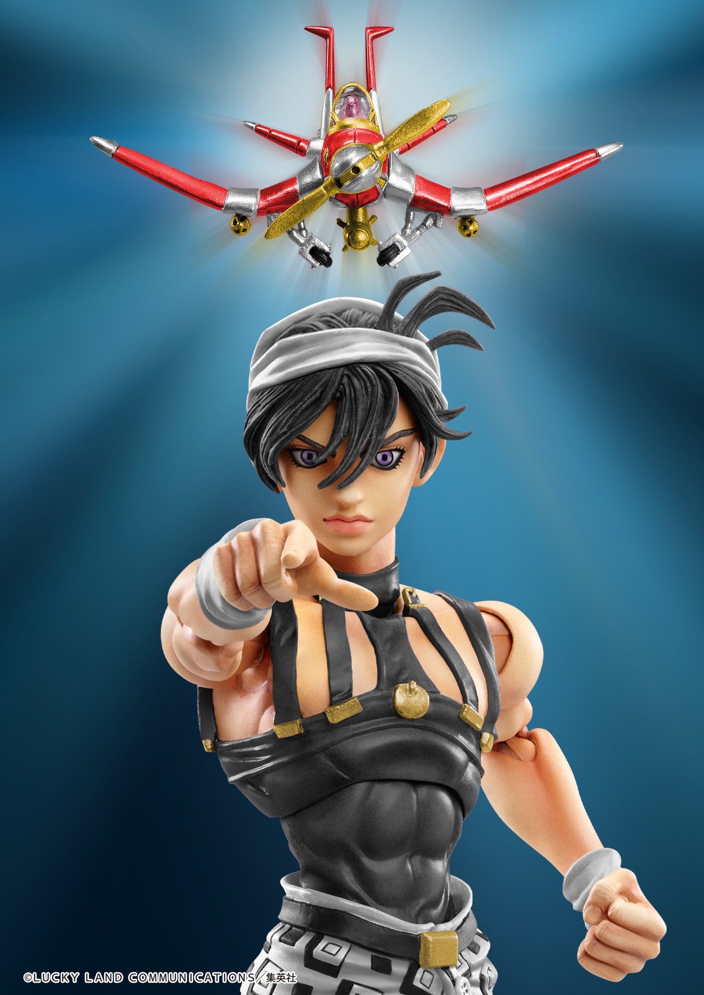 Super Action Statue "JoJo's Bizarre Adventure -Part V-" Narancia Ghirga & Aerosmith Ver. Black | animota
