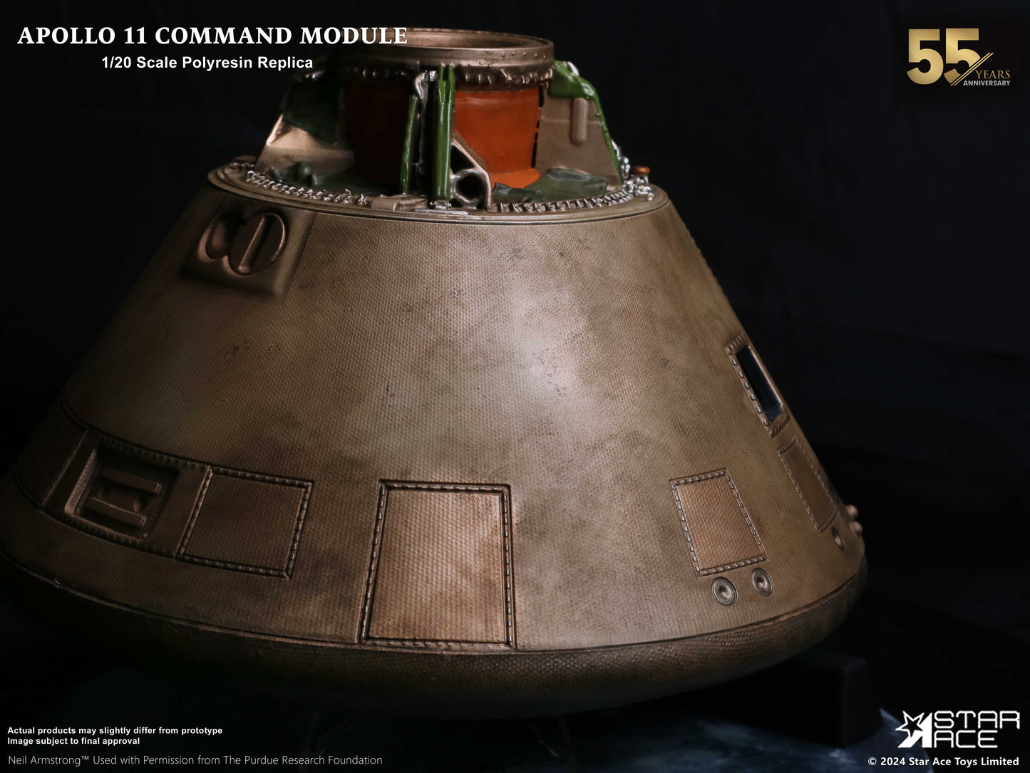 Star Ace Toys Apollo 11 Command Module 1/20 Scale Polyresin Replica