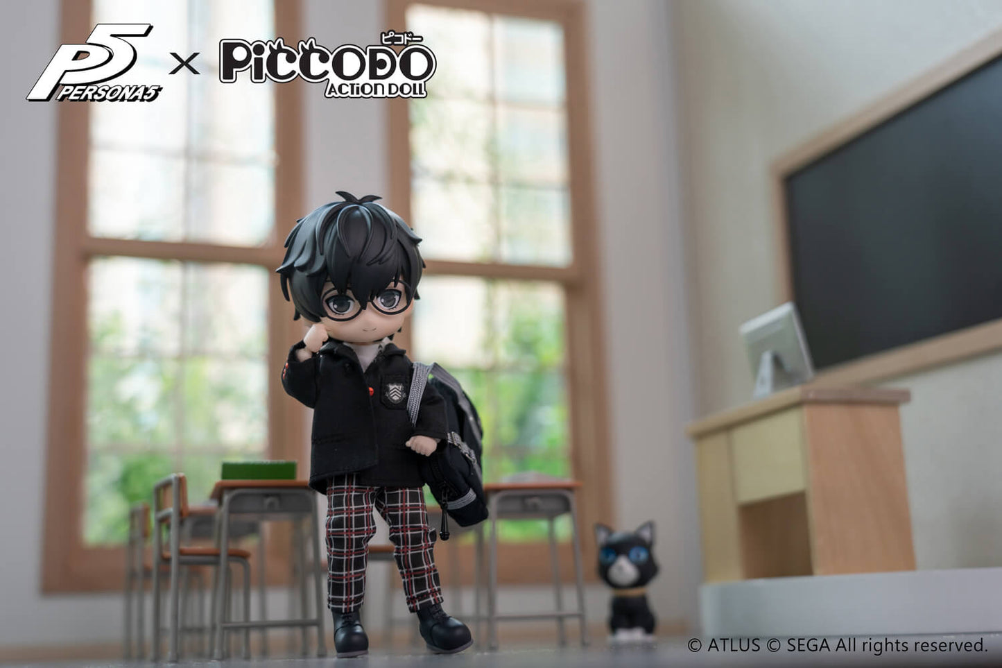 PICCODO "PERSONA5" PROTAGONIST DEFORMED DOLL | animota