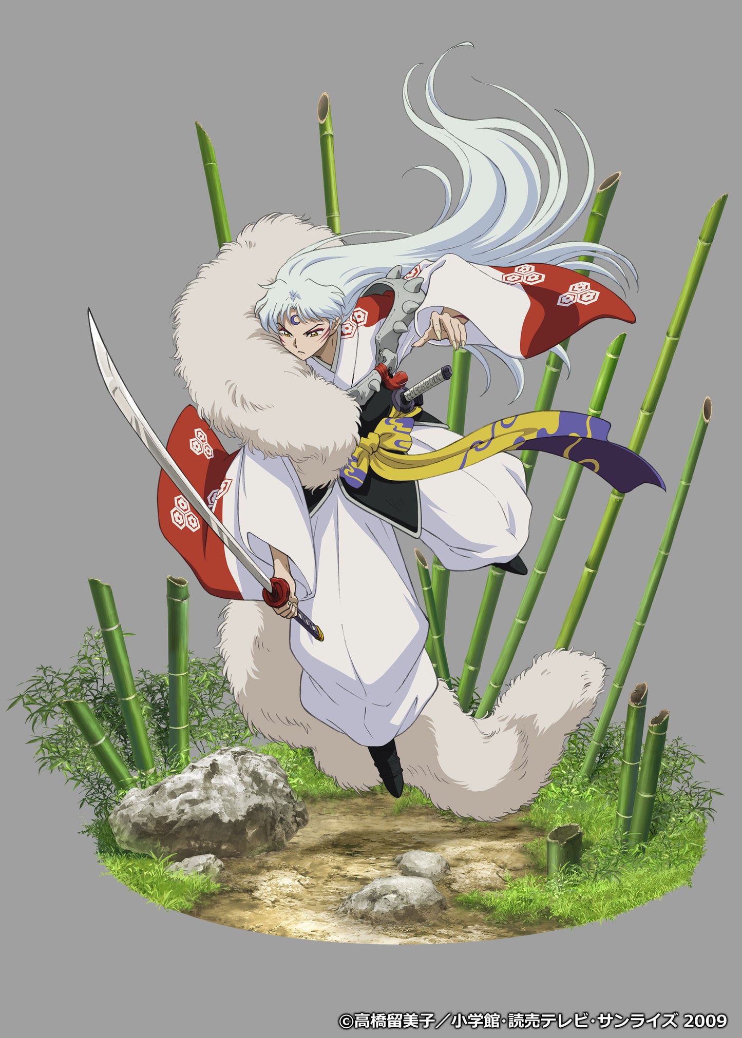 InuYasha 1/7 Scale Figure Sesshomaru Complete Figure, Action & Toy Figures, animota