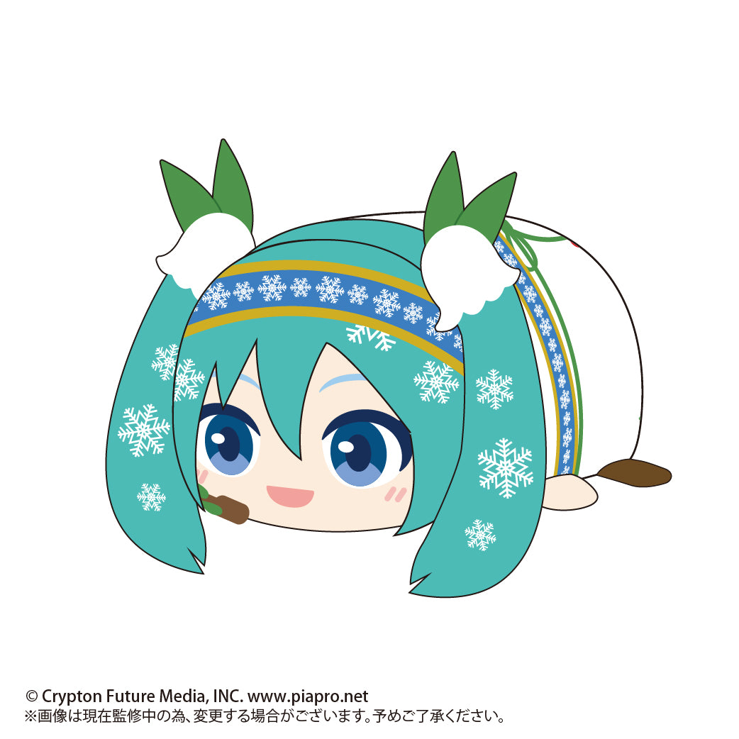 PC-19 Snow Miku Potekoro Mascot (M Size) F Snow Miku (2015), Stuffed Animals, animota