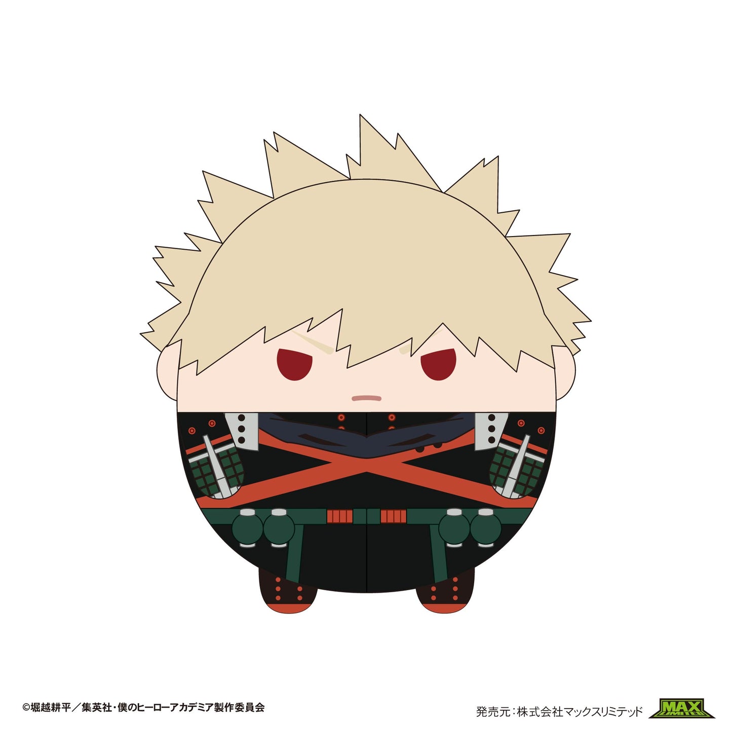 HA-44 "My Hero Academia" Fuwakororin (M Size) 7 B Bakugo Katsuki, Stuffed Animals, animota