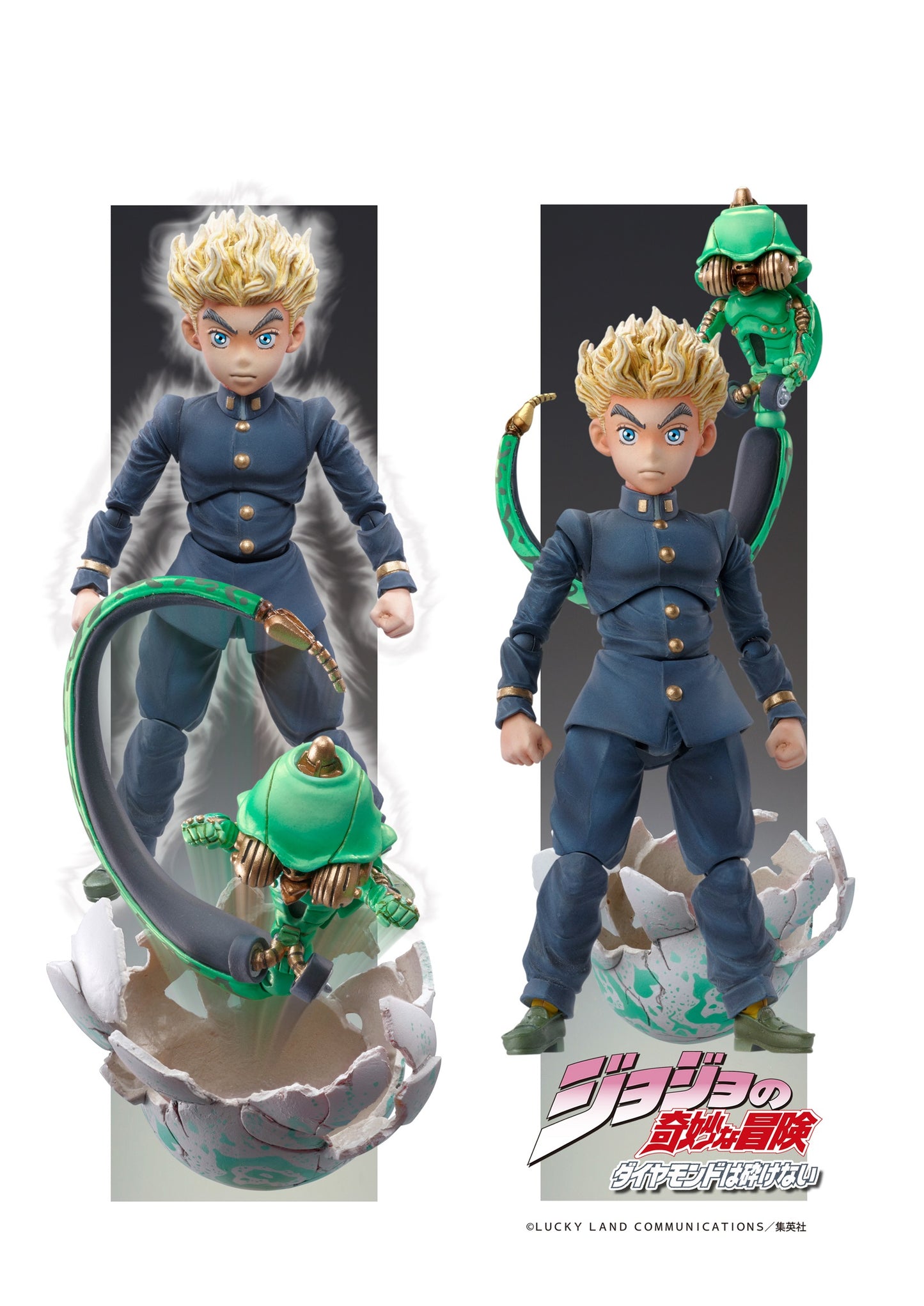 Super Action Statue "JoJo's Bizarre Adventure -Part IV-" Hirose Koichi & Echos Act 1 | animota