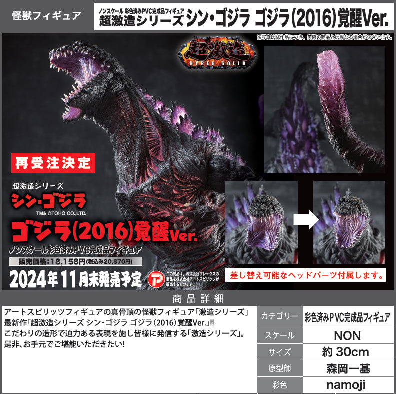 Chou Gekizou Series Godzilla Resurgence (2016) Awakening Ver. Complete Figure