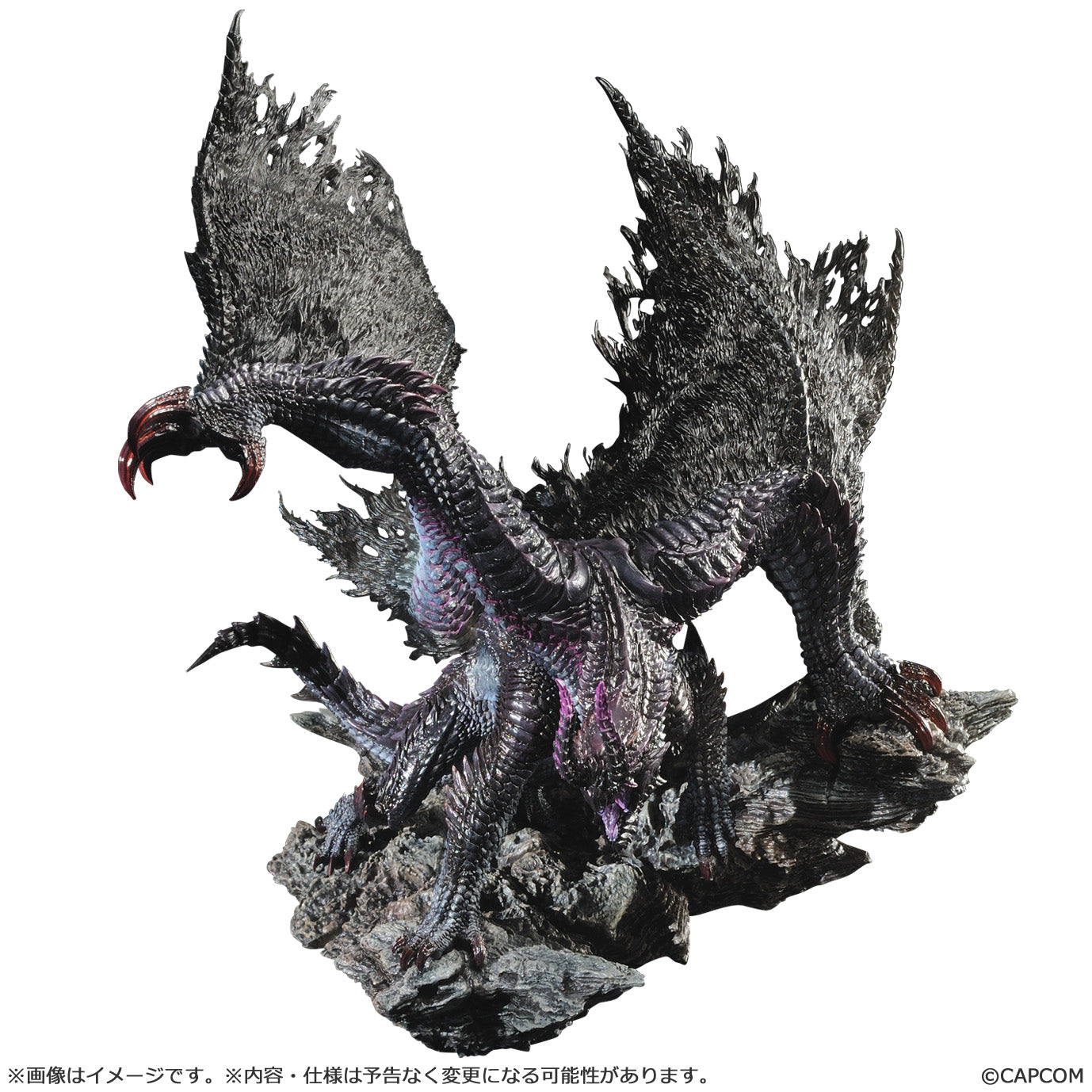 【Resale】Capcom Figure Builder Creators Model "Monster Hunter Rise: Sunbreak" Black Eclipse Wyvern Gore Magala Reprint Edition, Action & Toy Figures, animota