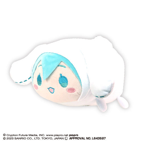MC-06 Hatsune Miku x Cinnamoroll Potekoro Mascot (M Size) F Hatsune Miku (Cinnamoroll Kigurumi)