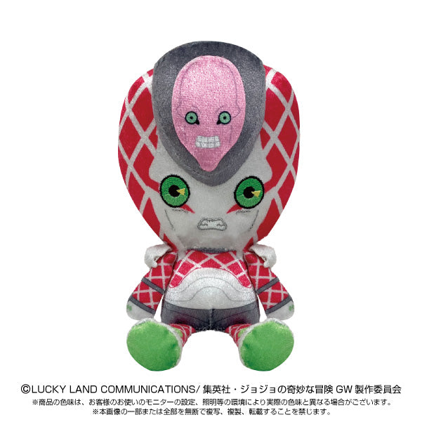 【Resale】"JoJo's Bizarre Adventure Golden Wind" Chibi Plush King Crimson, Stuffed Animals, animota