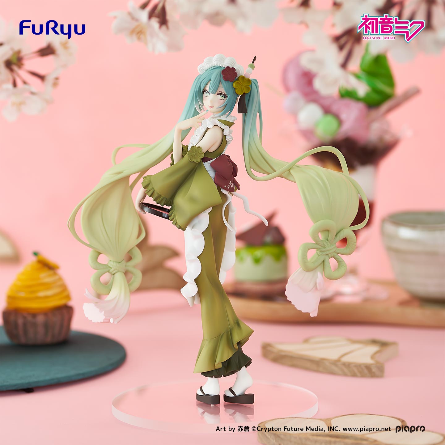 Hatsune Miku Exc∞d Creative Figure SweetSweets - Matcha Parfait