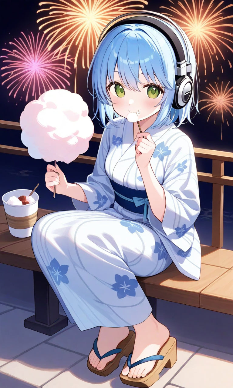 animota-chan Summer festival Ver. (Free), Digital Artwork, animota