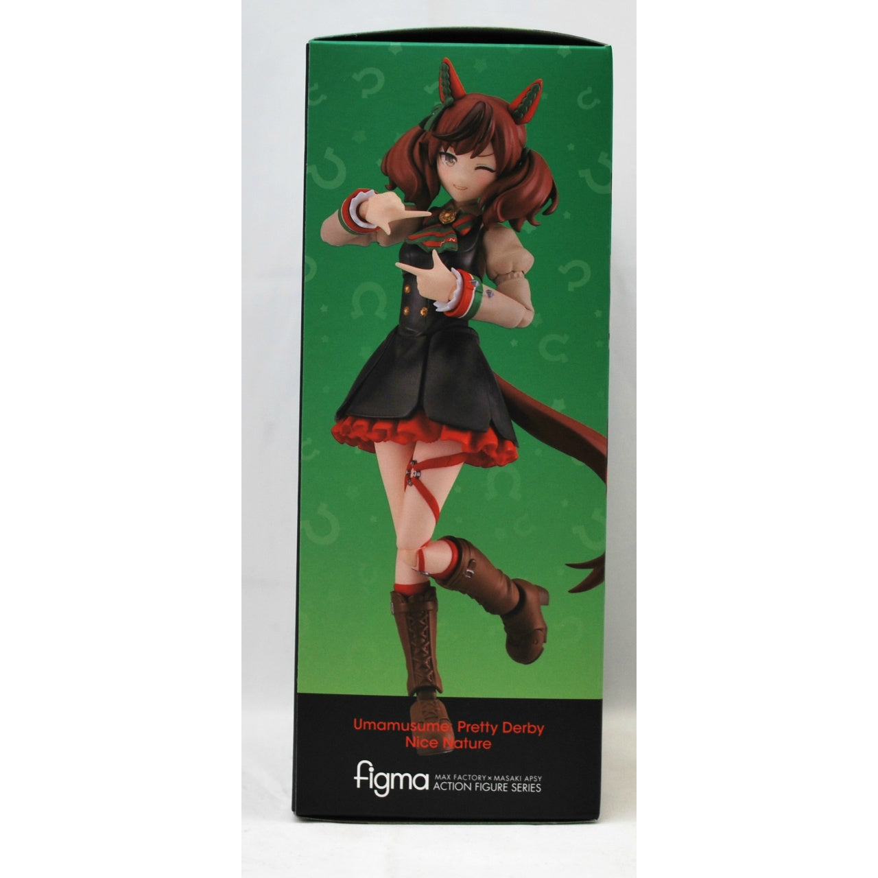 figma 614 Nice Nature GOODSMILE ONLINE SHOP/CyStore Purchase bonus includes "Turf pattern L size figma pedestal" (Uma Musume Pretty Derby)