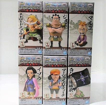 ONE PIECE World Collectable Figure-Wano Country Recollections3- 6 kinds of set, Action & Toy Figures, animota