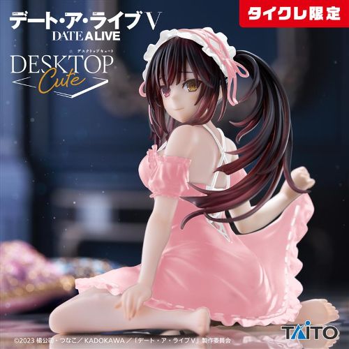 Date A Live V Desktop Cute Figure Kurumi Tokisaki - Nightwear Ver. Renewal (Taito Crane Limited Ver.)