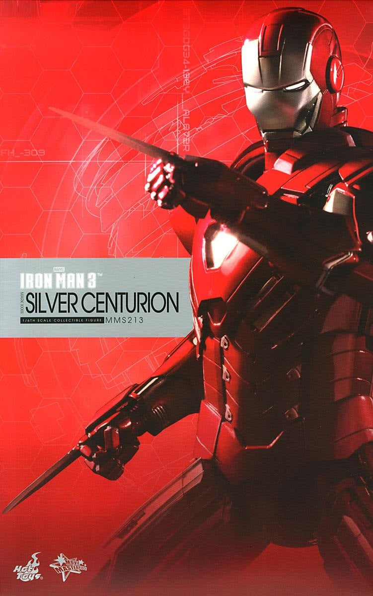 Movie Masterpiece - Iron Man 3 1/6 Scale Figure: Iron Man Mark 33 (Silver Centurion) | animota