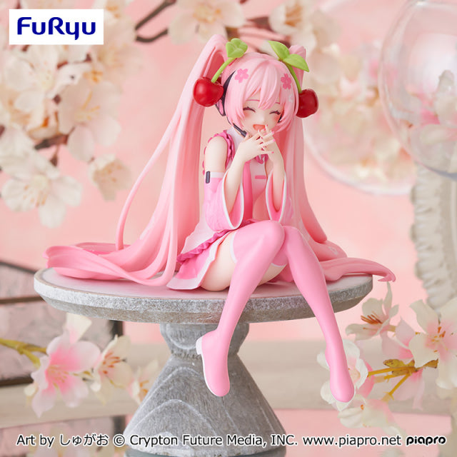 Hatsune Miku Noodle StopperFigure - Sakura Miku 2023 Smile Ver.