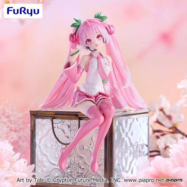 Hatsune Miku Noodle Stopper Figure - Sakura Miku Pearl Color Ver., Action & Toy Figures, animota