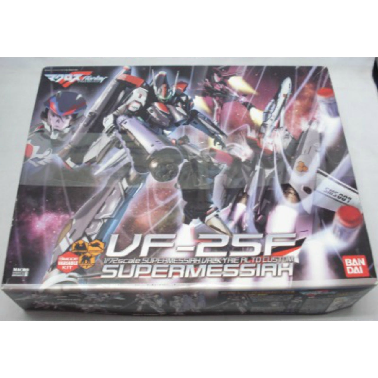 Bandai Plastic Model Macross Frontier 1/72 VF-25F Super Messiah Valkyrie Alto Custom, Action & Toy Figures, animota