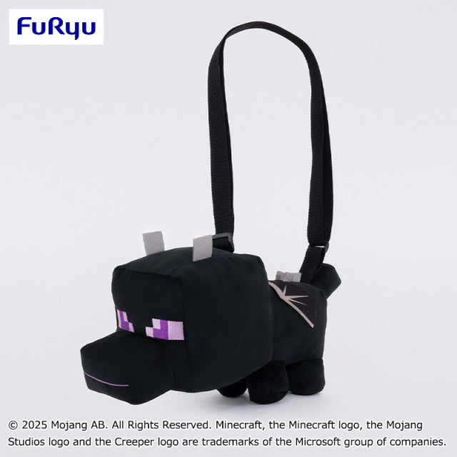 Minecraft Ender Dragon Plush Toy Shoulder Bag