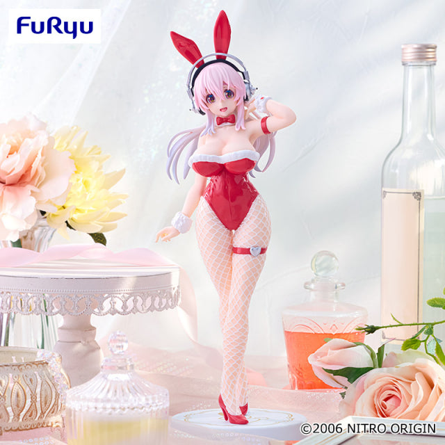 Super Sonico BiCute Bunnies Figure - Red Ver.