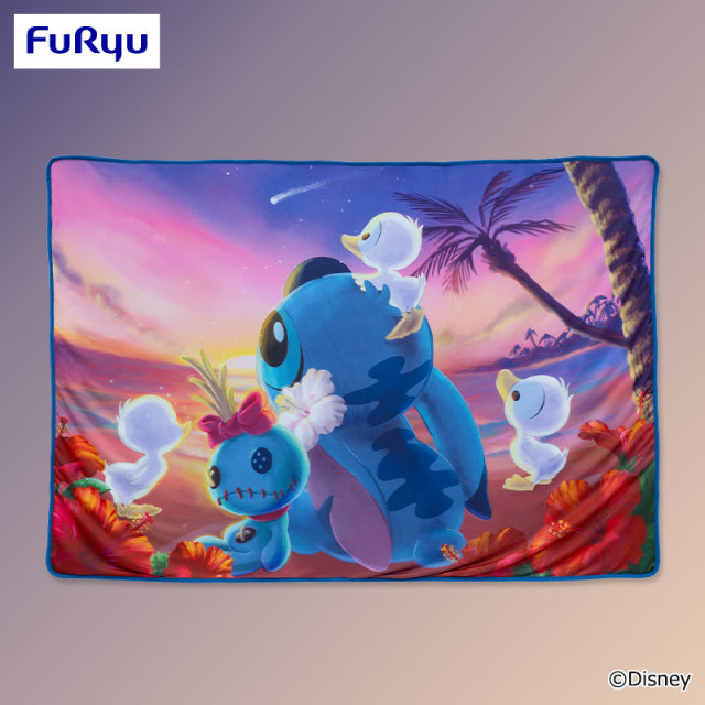Disney Stitch Starry Sunset COOL Blanket