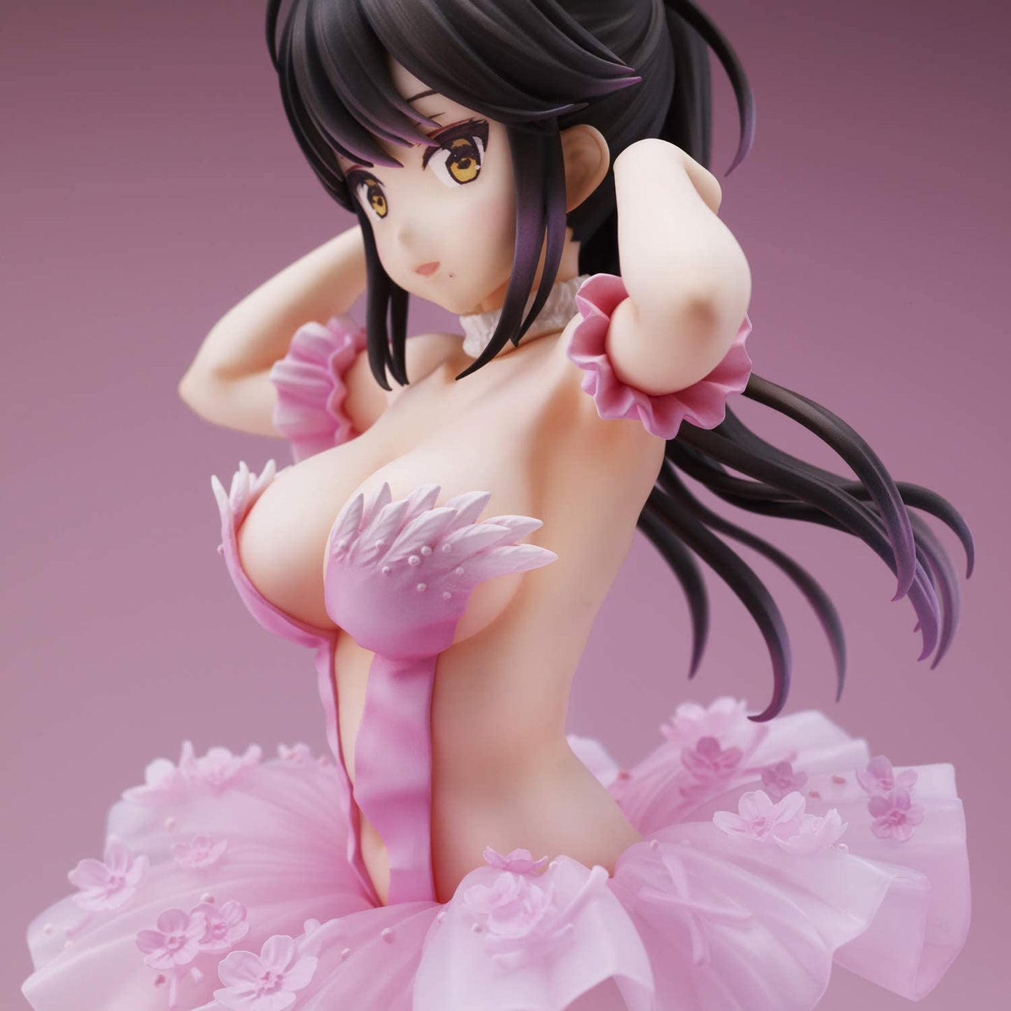 Anmi Illustration "Flamingo Ballet Group" Ponytail Girl Complete Figure | animota