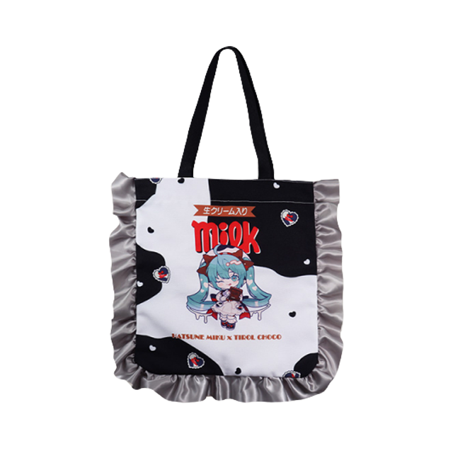 Hatsune Miku Tirol Chocolate Frill Tote Bag A | animota