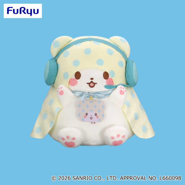 Sanrio Characters Poyoyon Airport BIG Plush - Hanamaruobake & Marumofubiyori