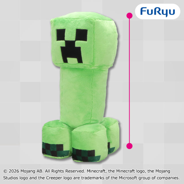 Minecraft Fluffy Creeper BIG Plus