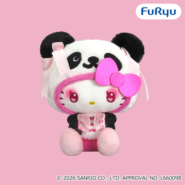 Hello Kitty Panda Chinese Lolita BIG Plush