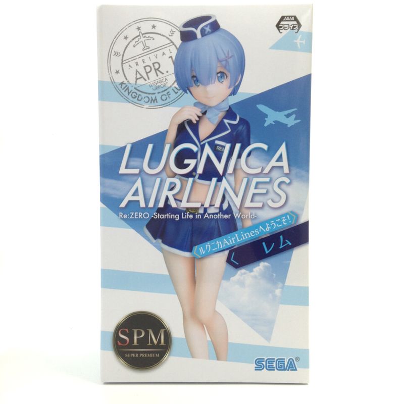 SEGA Re:Zero Starting Life in Another World Super Premium Figure LUGNICA AIRLINES, animota