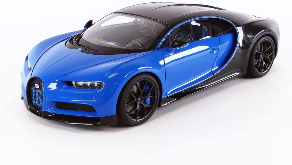 Bugatti Chiron Sport 2019 french racing blue/carbon 1/18