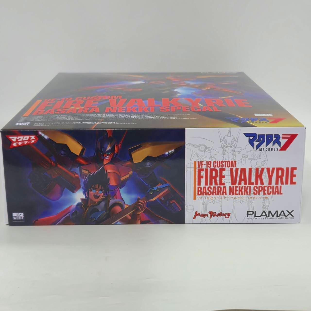 PLAMAX Macross 7 1/72 VF-19 Custom Fire Valkyrie (Basara Nekki Unit) Plastic Model
