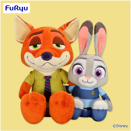 Zootopia Judy Hopps Nick Wilde Pair Plush animota