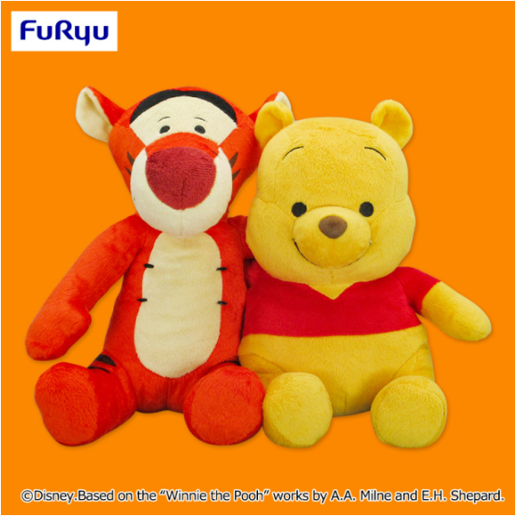 Winnie-the-Pooh - FUN DAY STORY - Pair Plush Toy, Stuffed Animals, animota